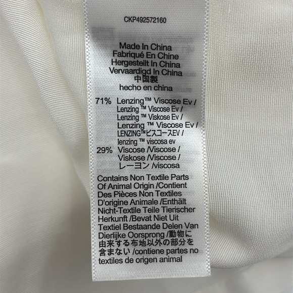 Alexa Chung for Madewell Pleat-Pocket Button-Up Shirt in white size M NWT NT108 - Picture 8 of 11